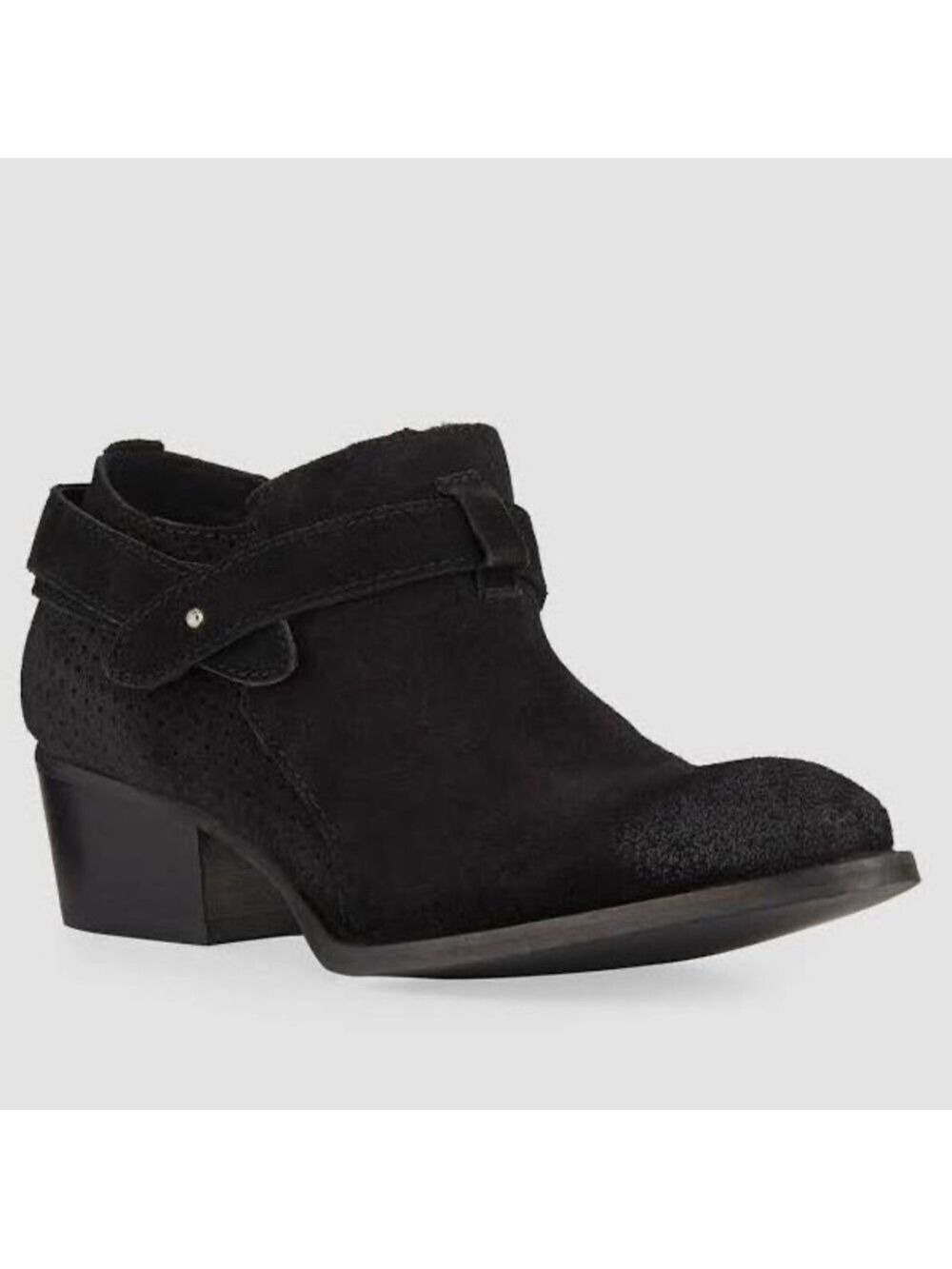 Women’s Charles David Yesenia Black Suede Ankle Booties 5.5 US!